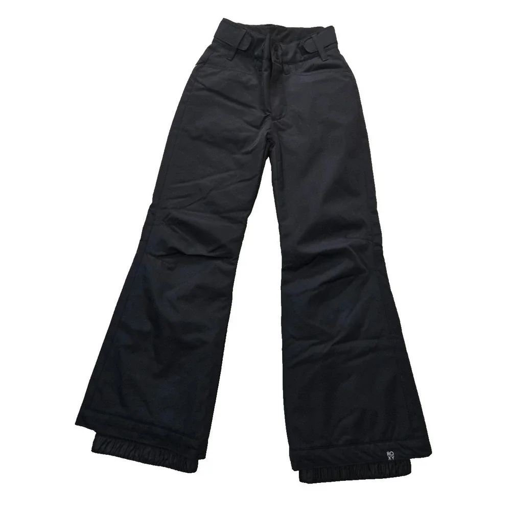 Roxy Backyard Snow Pant Girls Size 8 Black NWT